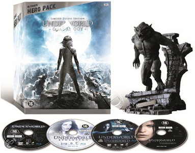 Underworld Quadrilogy (Ultimate Hero Pack) - 4-Disc Box Set & Lycan Figurine (Blu-Ray)